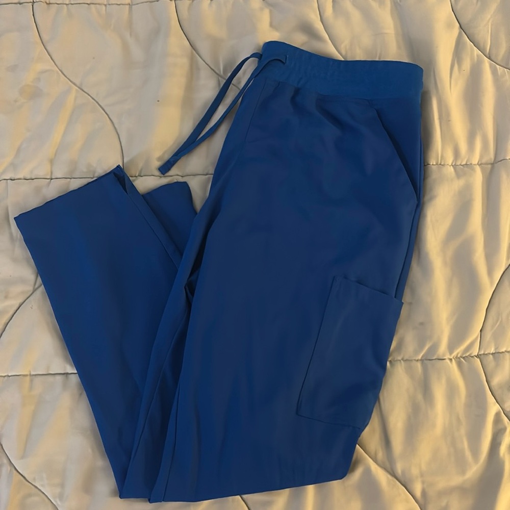 WonderWink scrub pants (royal blue color)